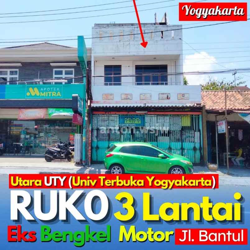 dijual ruko gudang kantor jl bantul no 91 rt 032 rw