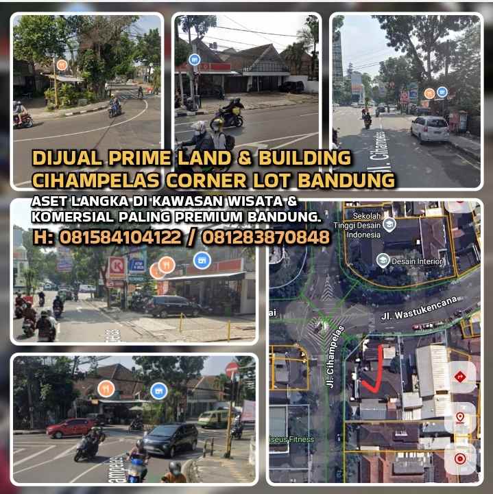 dijual ruko gudang kantor jl cihampelas tamansari