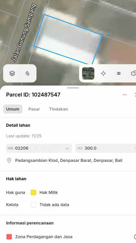 dijual ruko gudang kantor mahendradata selatan