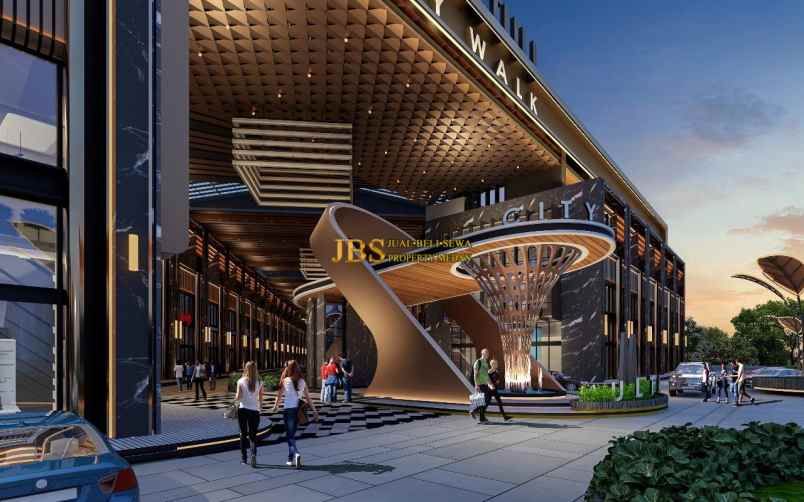 dijual ruko gudang kantor multatuli city walk