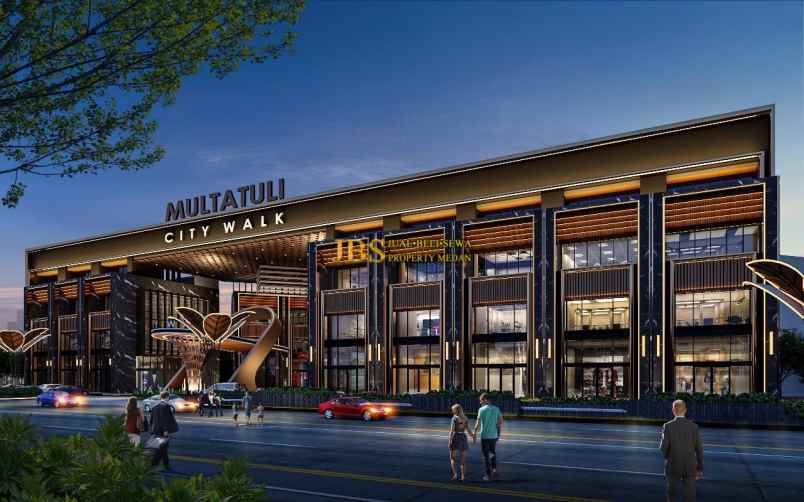 dijual ruko gudang kantor multatuli city walk