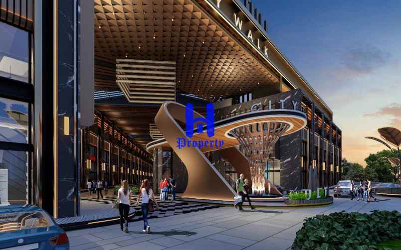 dijual ruko gudang kantor multatuli city walk
