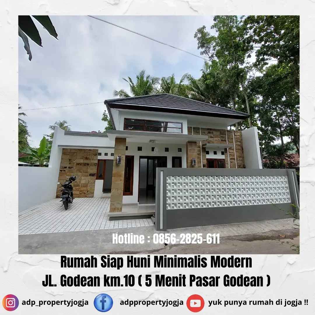 dijual rumah 5 menit pasar godean