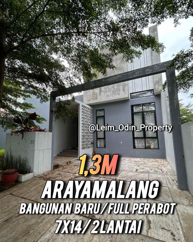 dijual rumah baru araya malang