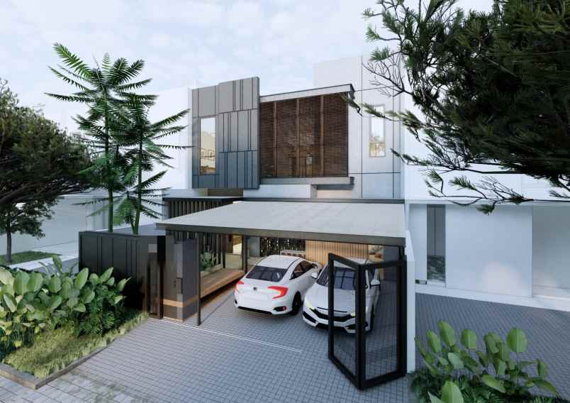 dijual rumah baru araya malang kolam renang pribadi