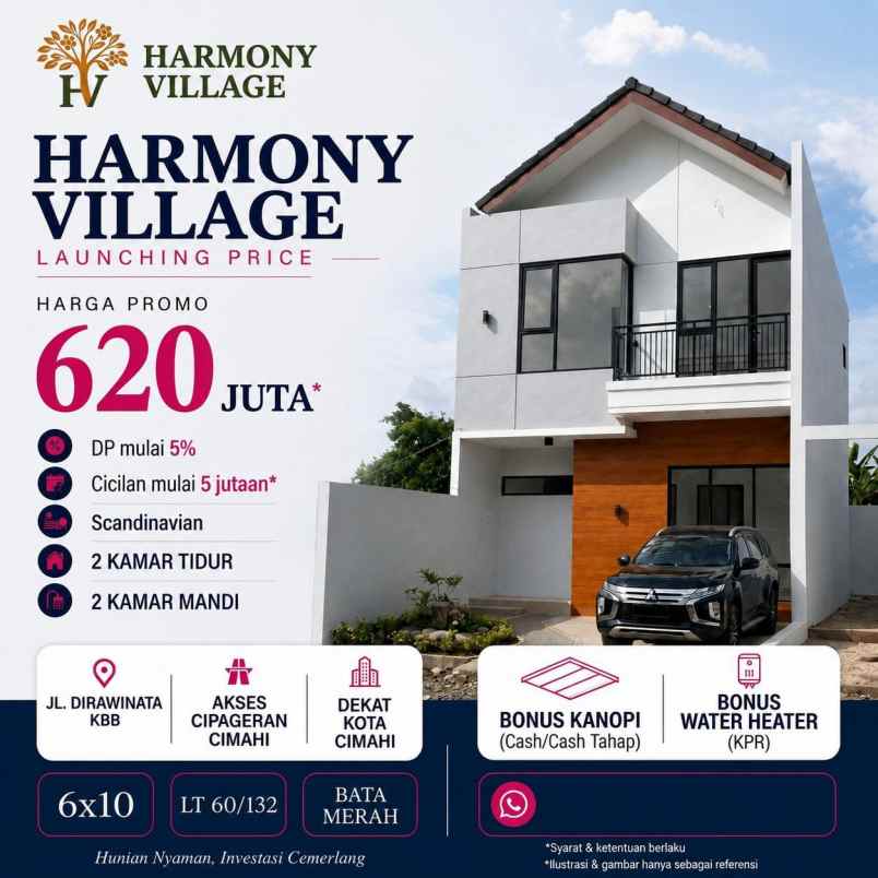 dijual rumah cipageran cimahi