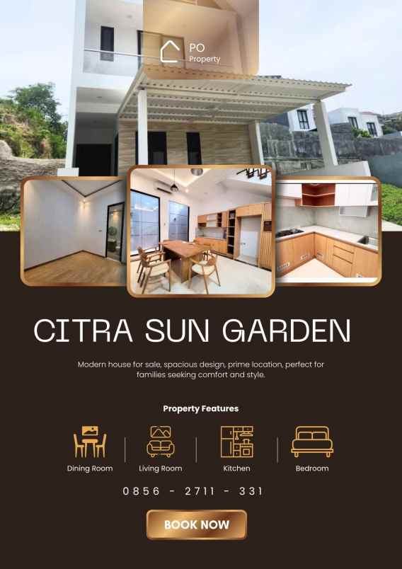 dijual rumah citra sun garden