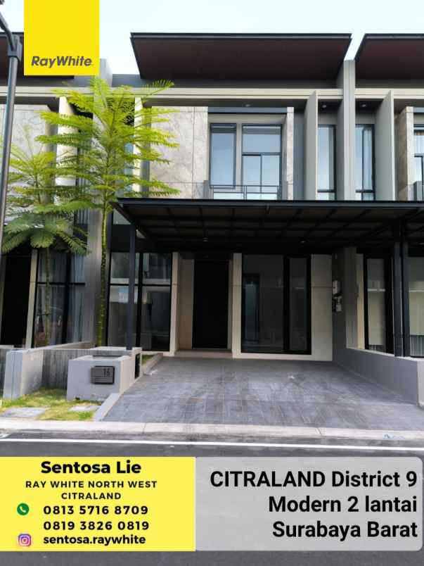dijual rumah citraland district 9
