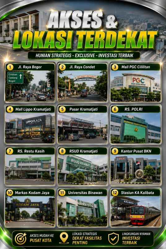 dijual rumah condet