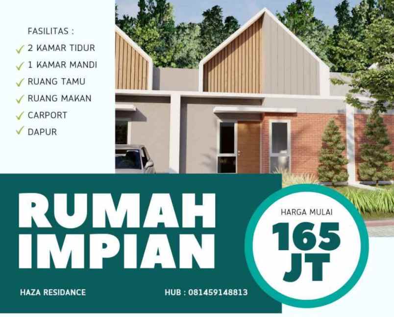 dijual rumah desa curahmojo pungging