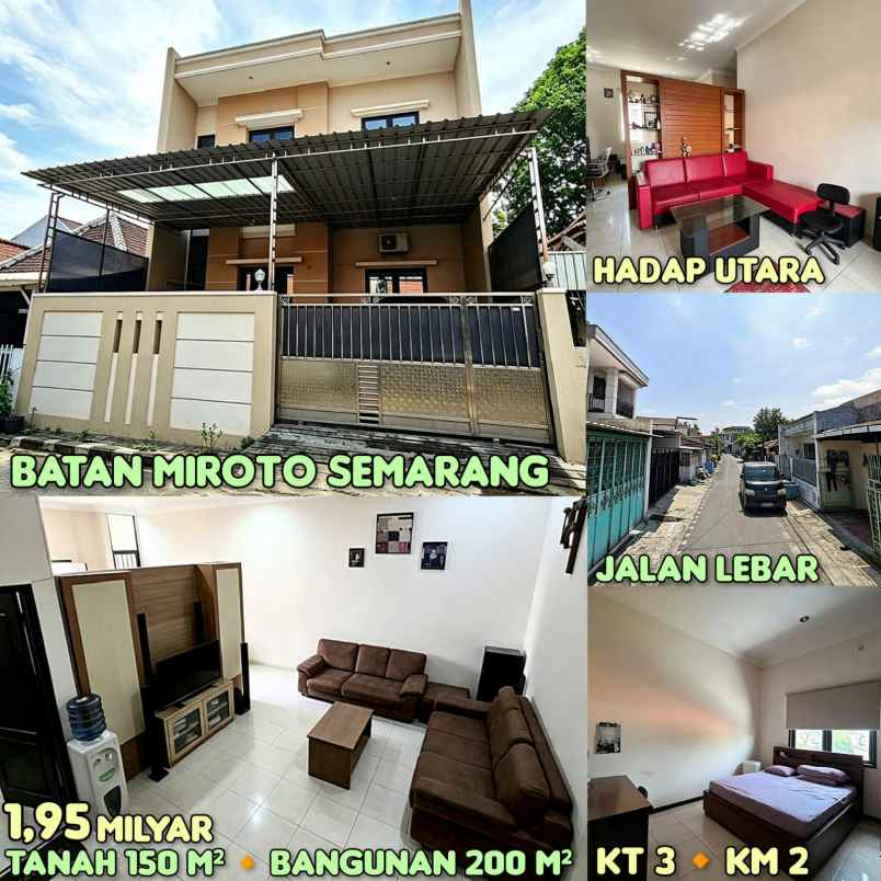 dijual rumah di batan miroto semteng semarang