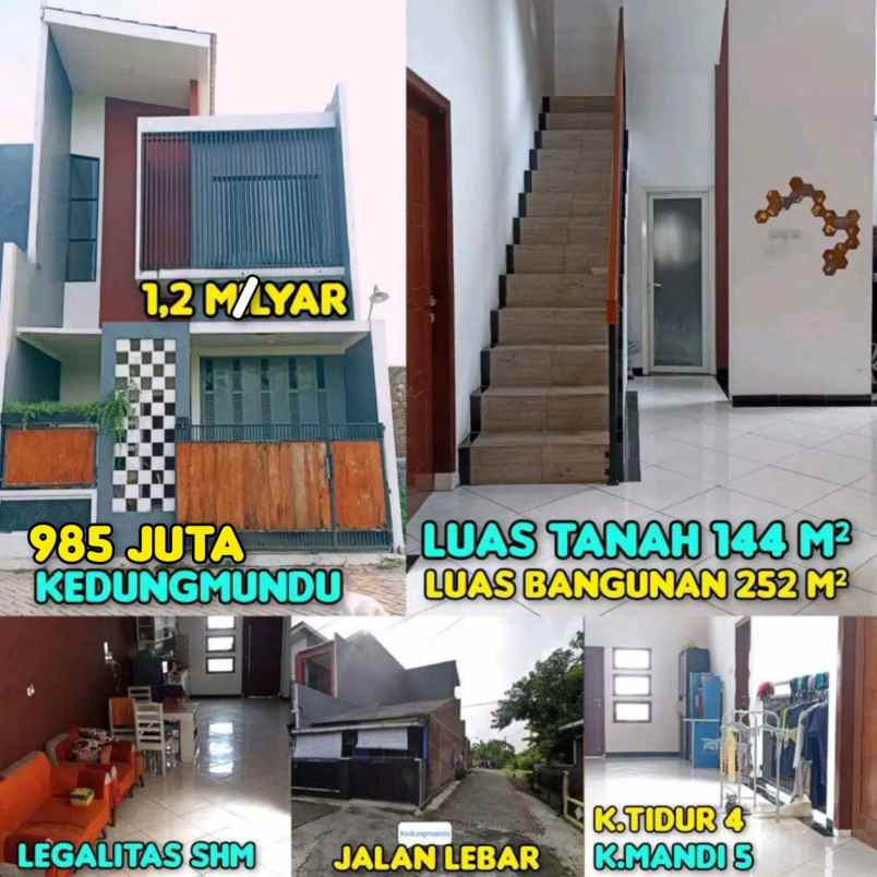dijual rumah di kedungmundu semarang