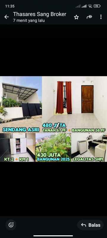 dijual rumah di sendangsari semarang timur semarang