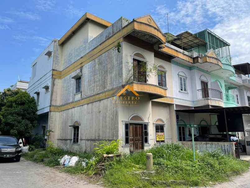 dijual rumah hook komplek cemara asri jalan kiwi medan