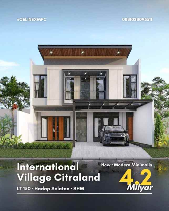 dijual rumah international village