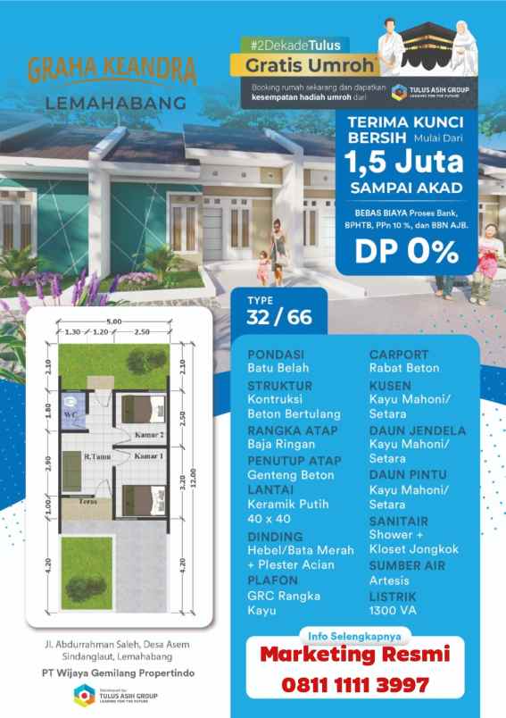 dijual rumah jalan abdurahman saleh