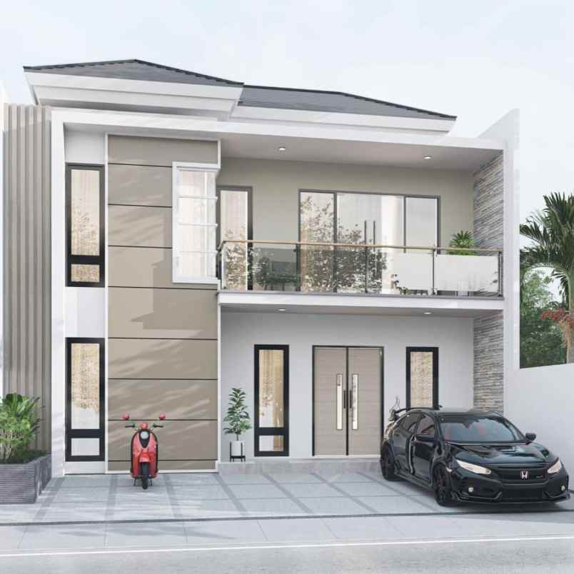 Type 200 Rumah Minimalis Modern Di Jalan Cemara Kipas Pekanbaru