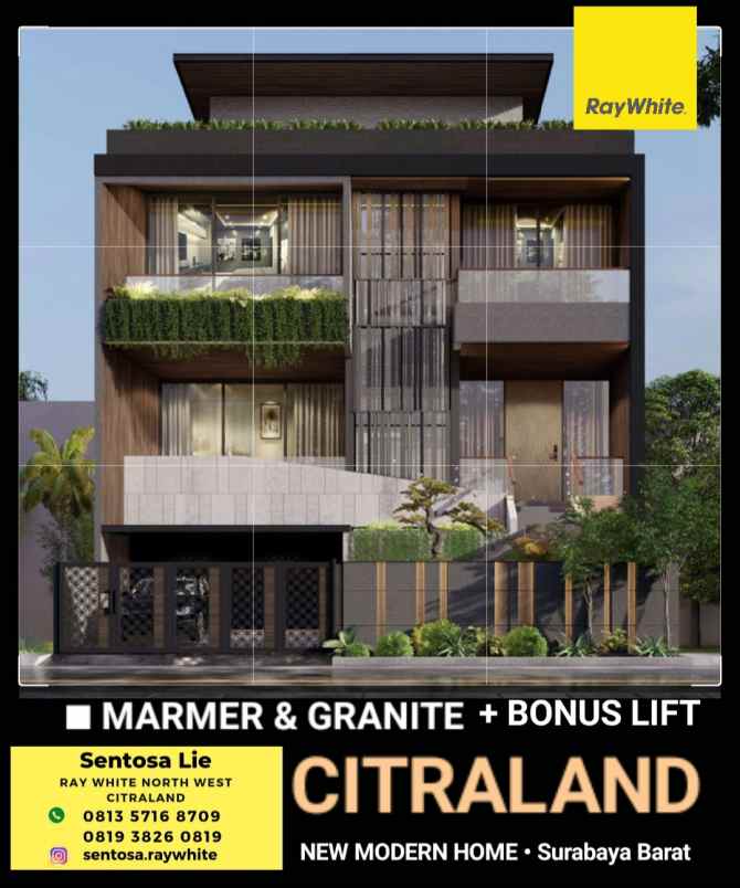 dijual rumah jalan golf avenue