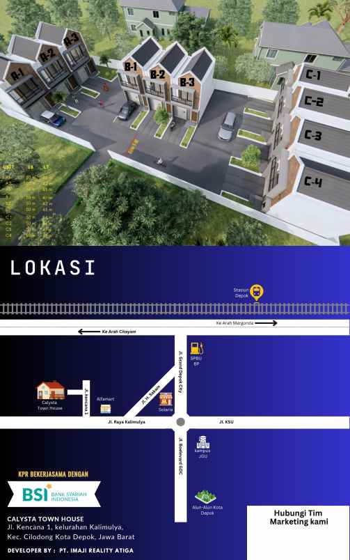 dijual rumah jalan raya kencana