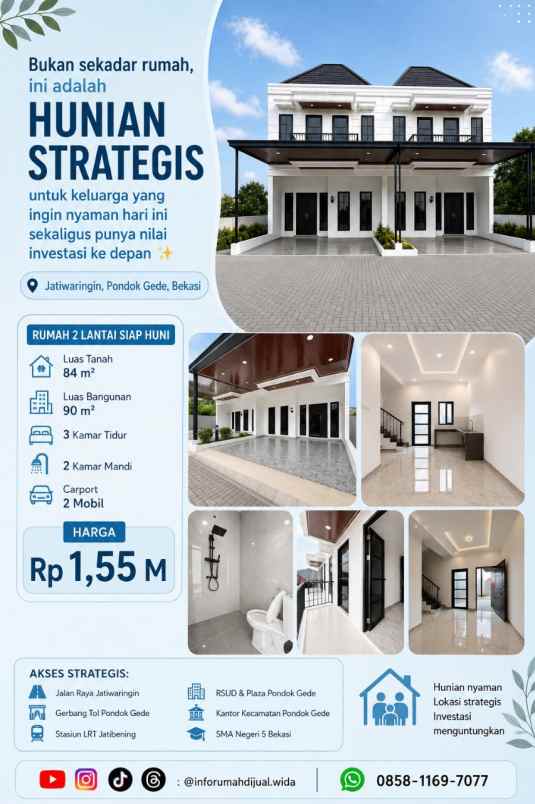 dijual rumah jatiwaringin