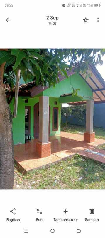 dijual rumah jl masjid nurul huda