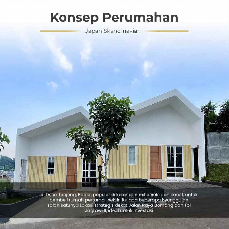 dijual rumah jl raya bomang tajur halang