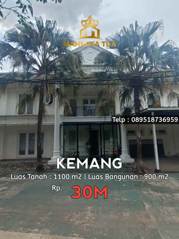 dijual rumah kemang