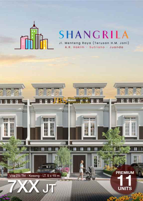 dijual rumah komplek shangrila jalan