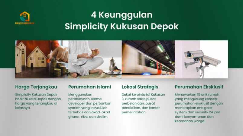 dijual rumah kukusan depok jawa barat