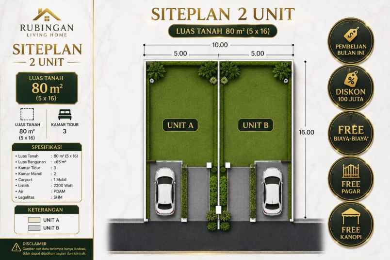 dijual rumah lubang buaya