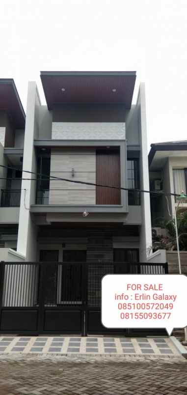 dijual rumah manyar jaya