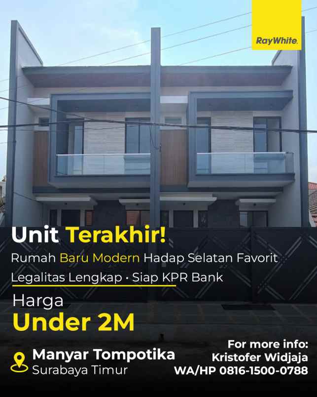 dijual rumah manyar tompotika manyar