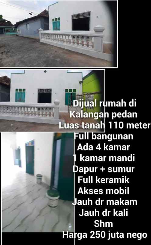 dijual rumah murah full kayu jati 240 juta nego pedan