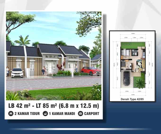 dijual rumah permata bangun jiwa regency