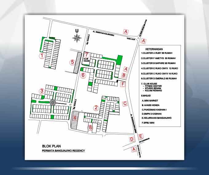 dijual rumah permata bangun jiwa regency