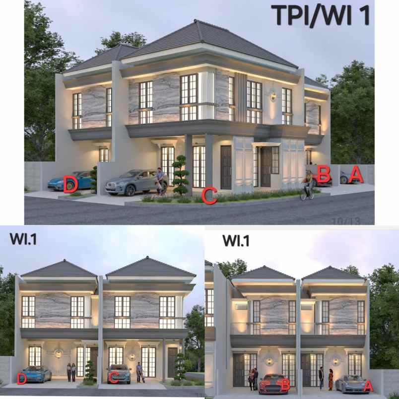 dijual rumah perumahan taman pondok