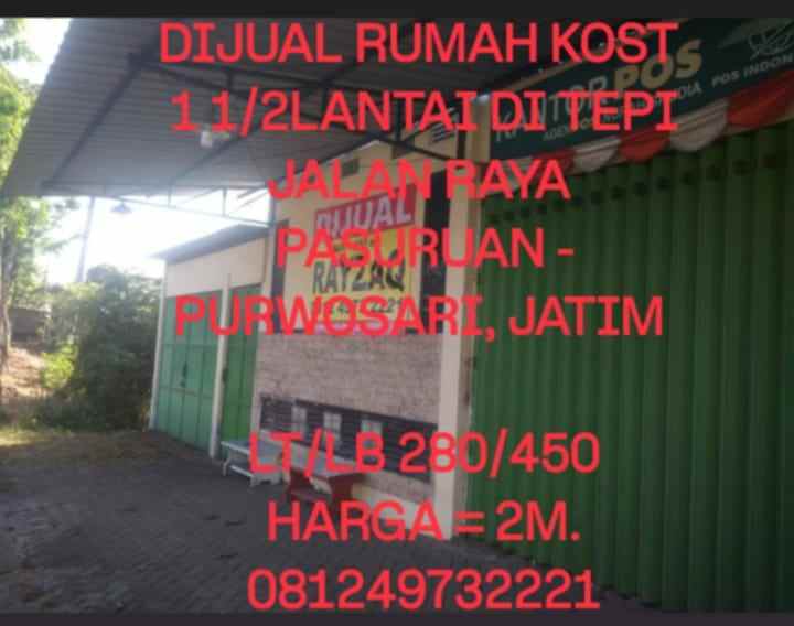 dijual rumah raya purwosari pasuruan