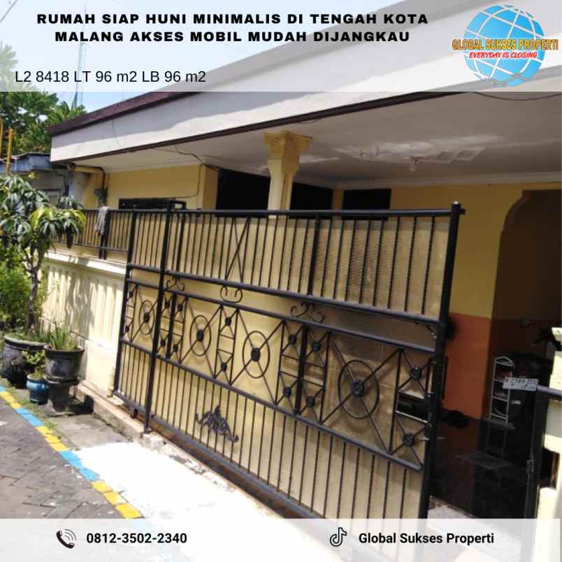 dijual rumah sawojajar 1