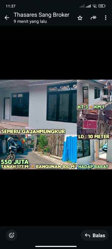 dijual rumah semeru