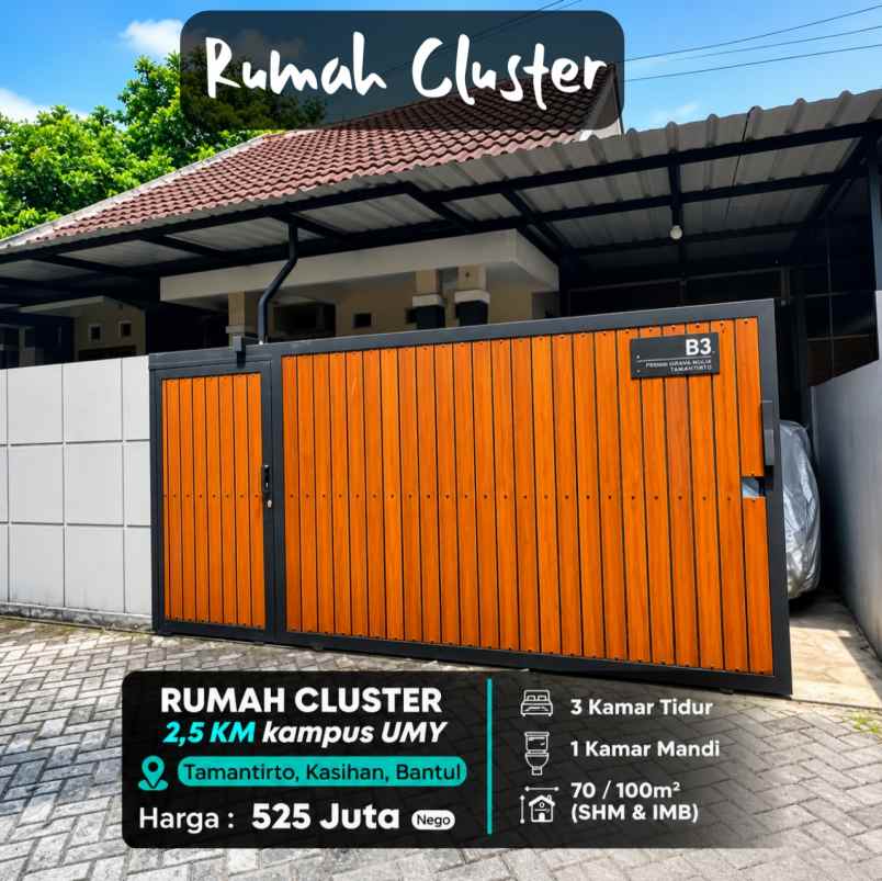 dijual rumah tamantirto