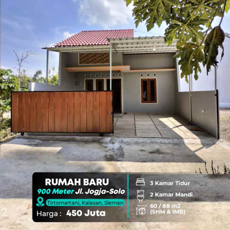 dijual rumah tirtomartani
