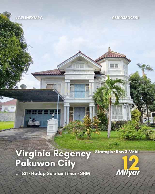 dijual rumah virginia regency