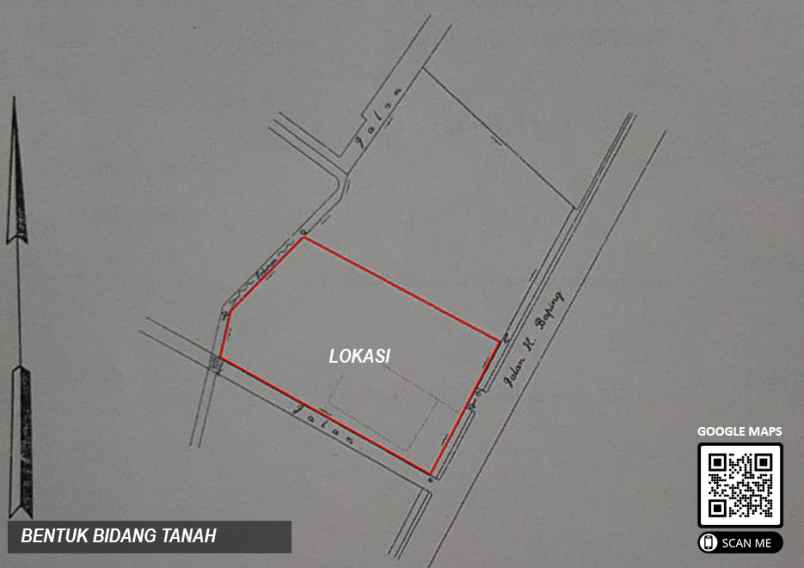 dijual tanah dan bangunan di susukan jakarta timur