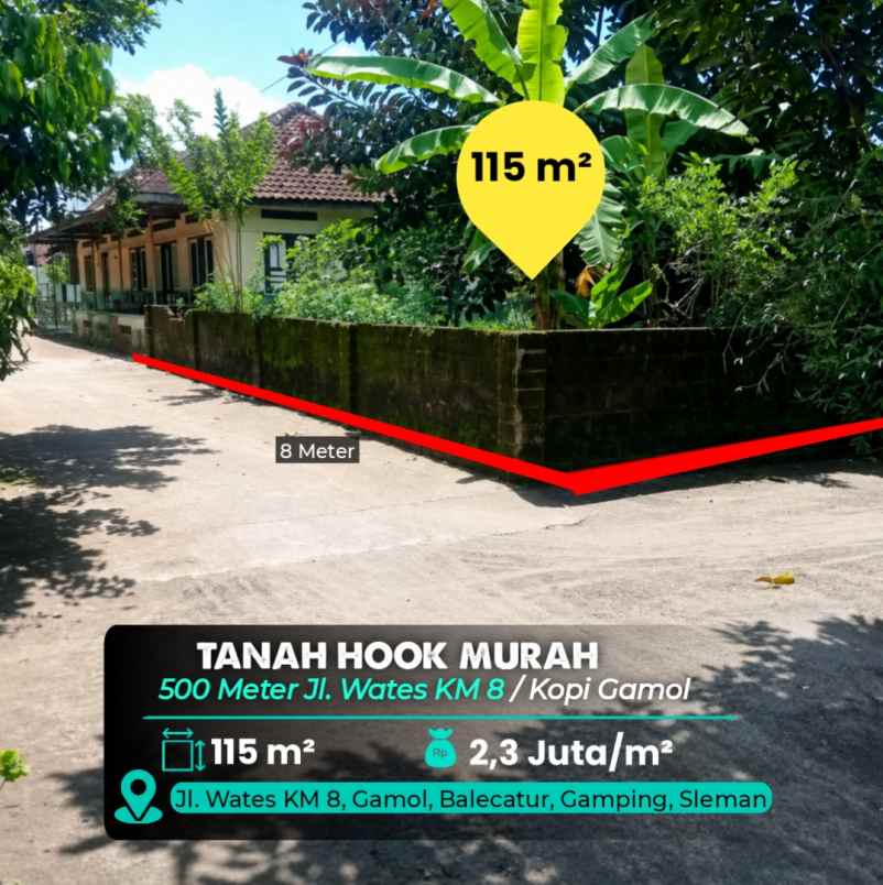 dijual tanah gamol