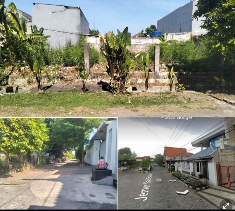 dijual tanah jemursari