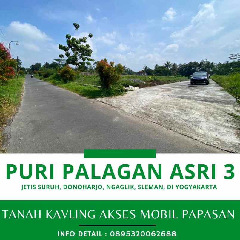 Tanah Murah 16jtmeter Lokasi Strategis Di Jl Palagan Km 14