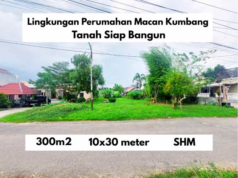 dijual tanah jl macan kumbang raya