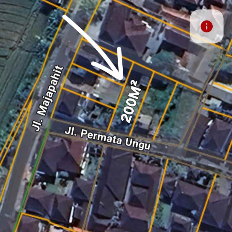 dijual tanah jl majapahit