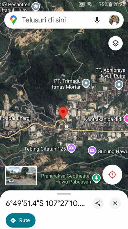 dijual tanah jl nasional iii pamucatan
