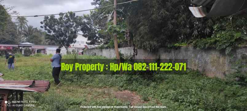 dijual tanah jl raya manado bitung